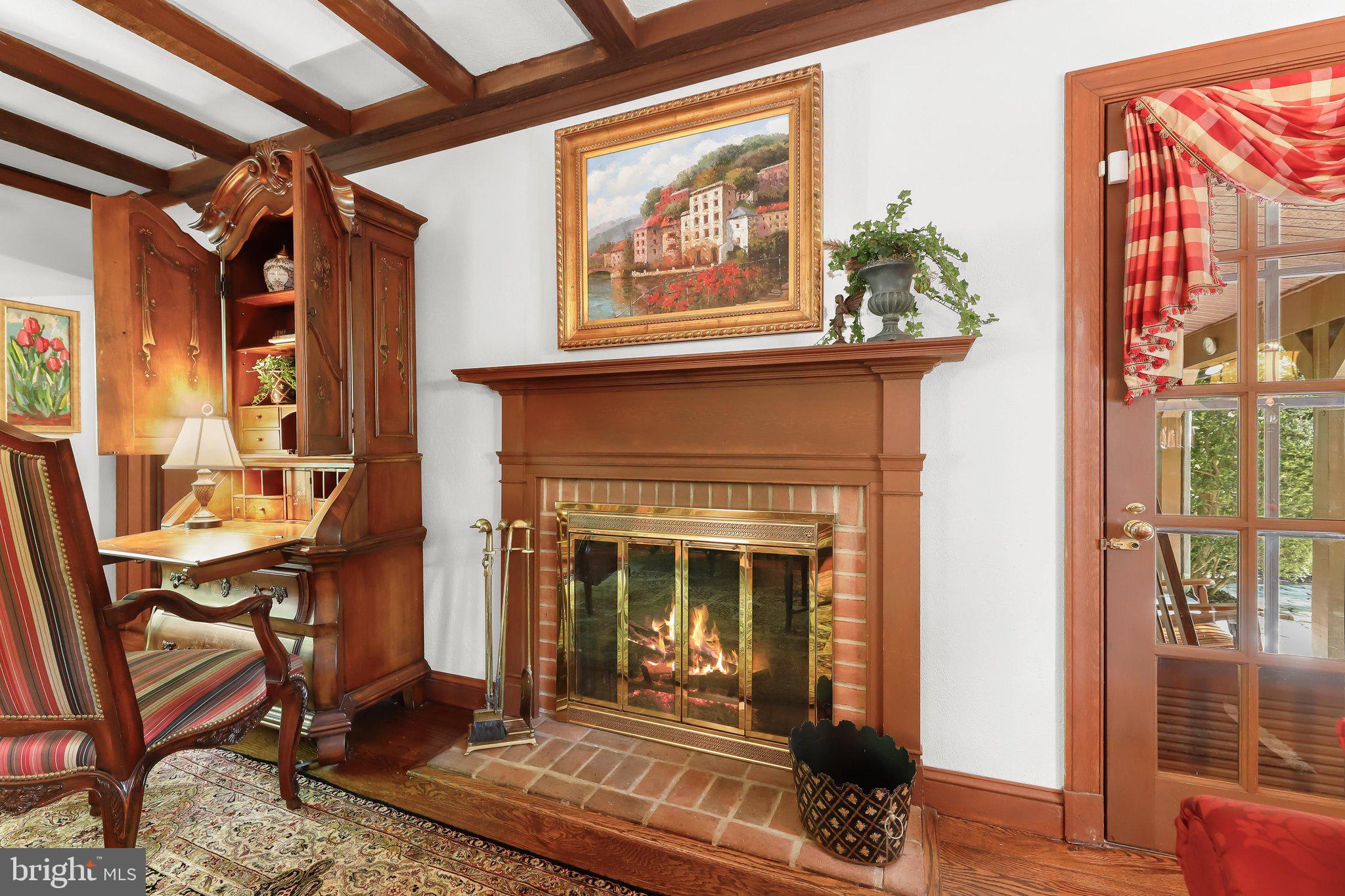 3903 Dance Mill Road Phoenix, MD 21131 - Photo 12 of 79 Fireplace - Access to Covered Porch