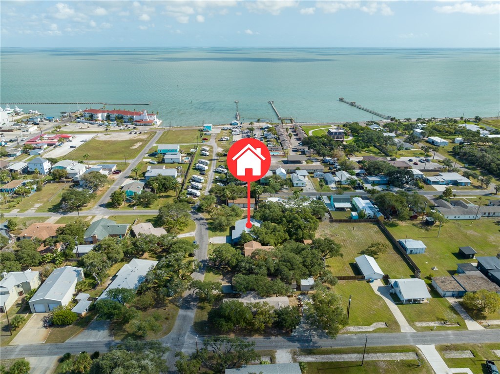 302 Fulton Avenue Rockport, TX 78382 - Photo 32 of 34 a aerial view of a city