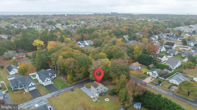 a view of an ocean and beach