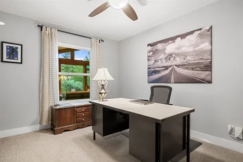 a room with furniture and window