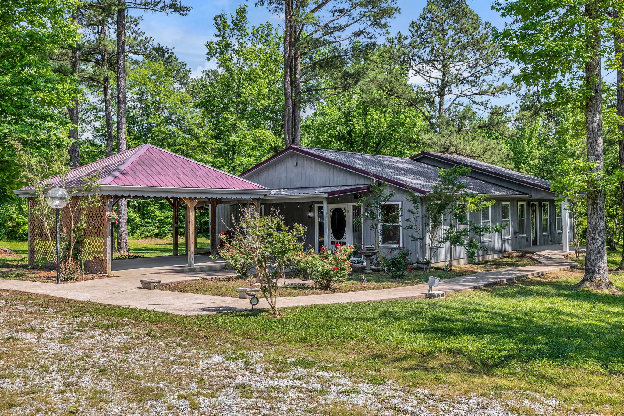 427 Telegraph Street Tennessee Ridge, TN 37178 - Photo 1 of 47 a backyard of a house with yard barbeque oven and outdoor seating