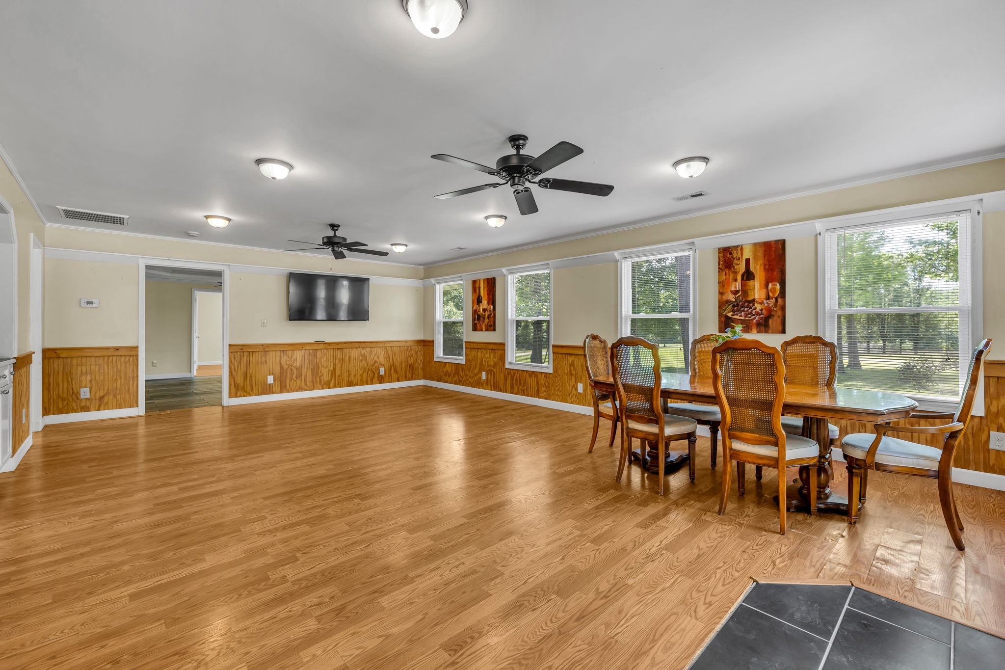 427 Telegraph Street Tennessee Ridge, TN 37178 - Photo 15 of 47 a view of a dining room with furniture window and wooden floor