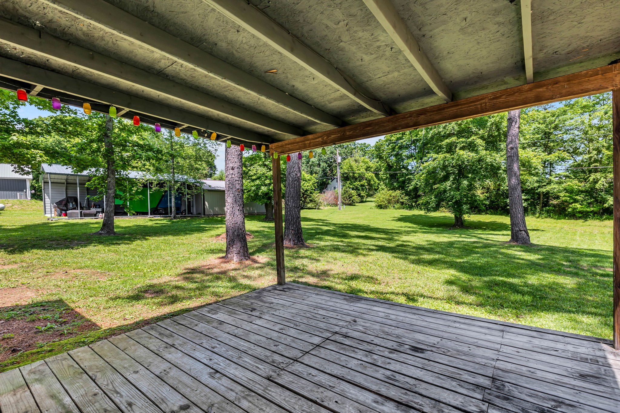 427 Telegraph Street Tennessee Ridge, TN 37178 - Photo 39 of 47 a view of a house with backyard and a sitting area