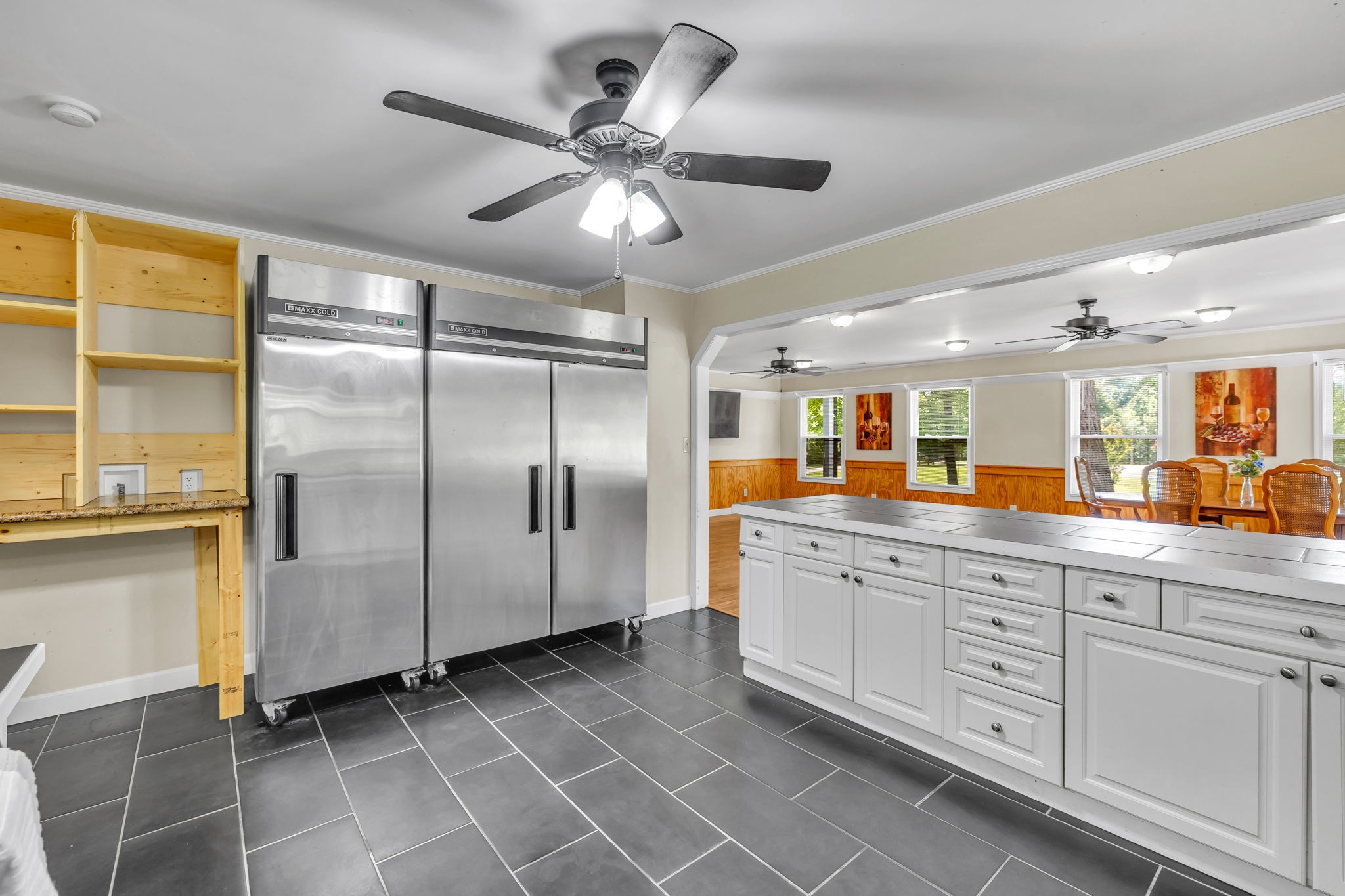 427 Telegraph Street Tennessee Ridge, TN 37178 - Photo 9 of 47 a kitchen with stainless steel appliances granite countertop a refrigerator and a sink