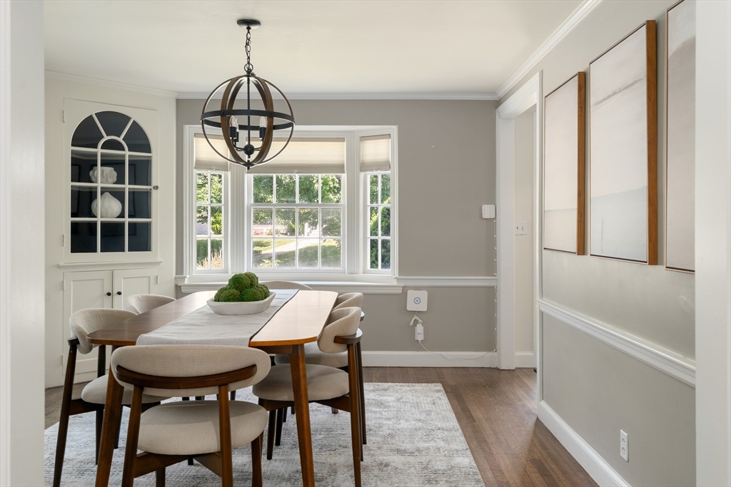 40 Hooper Street Westwood, MA 02090 - Photo 9 of 39 a view of a dining room with furniture window and outside view