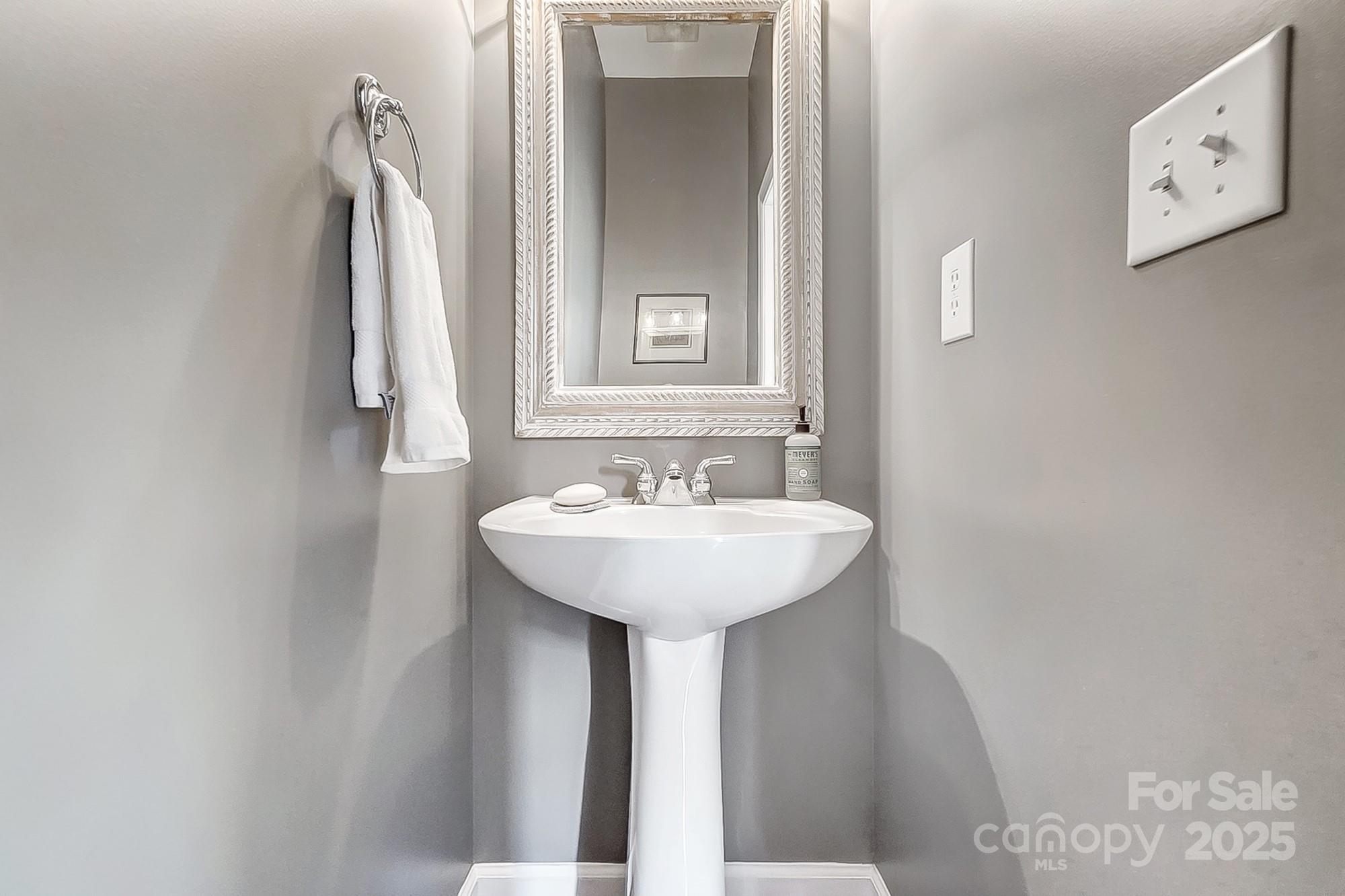 134 Mills Lane Fort Mill, SC 29708 - Photo 26 of 45 a bathroom with a sink and a mirror