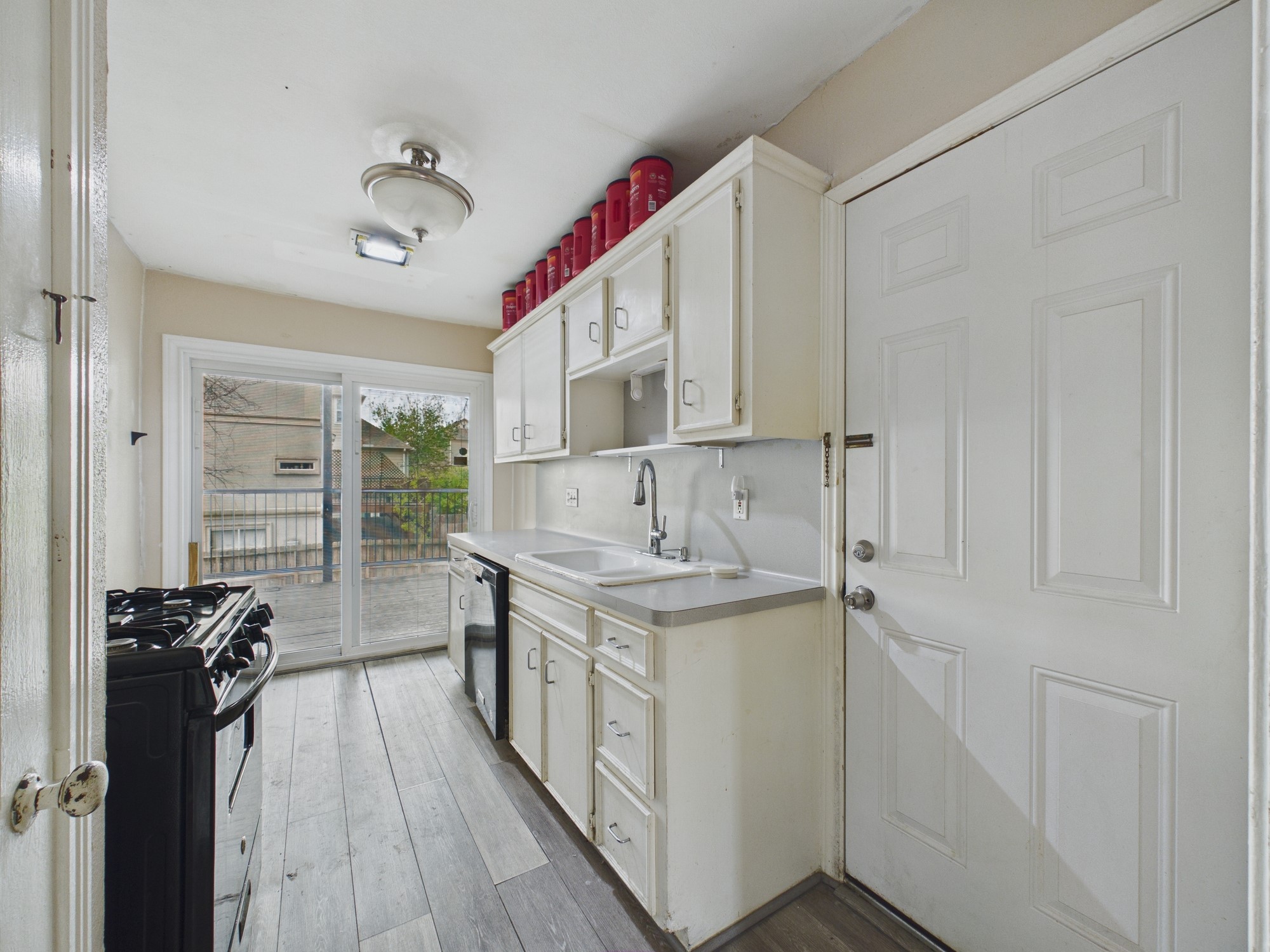 5110 Academy Street, Unit 3 Houston, TX 77005 - Photo 11 of 21 Rear Entry Leads Down to the Parking Lot