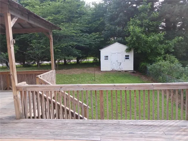 a view of a golf course