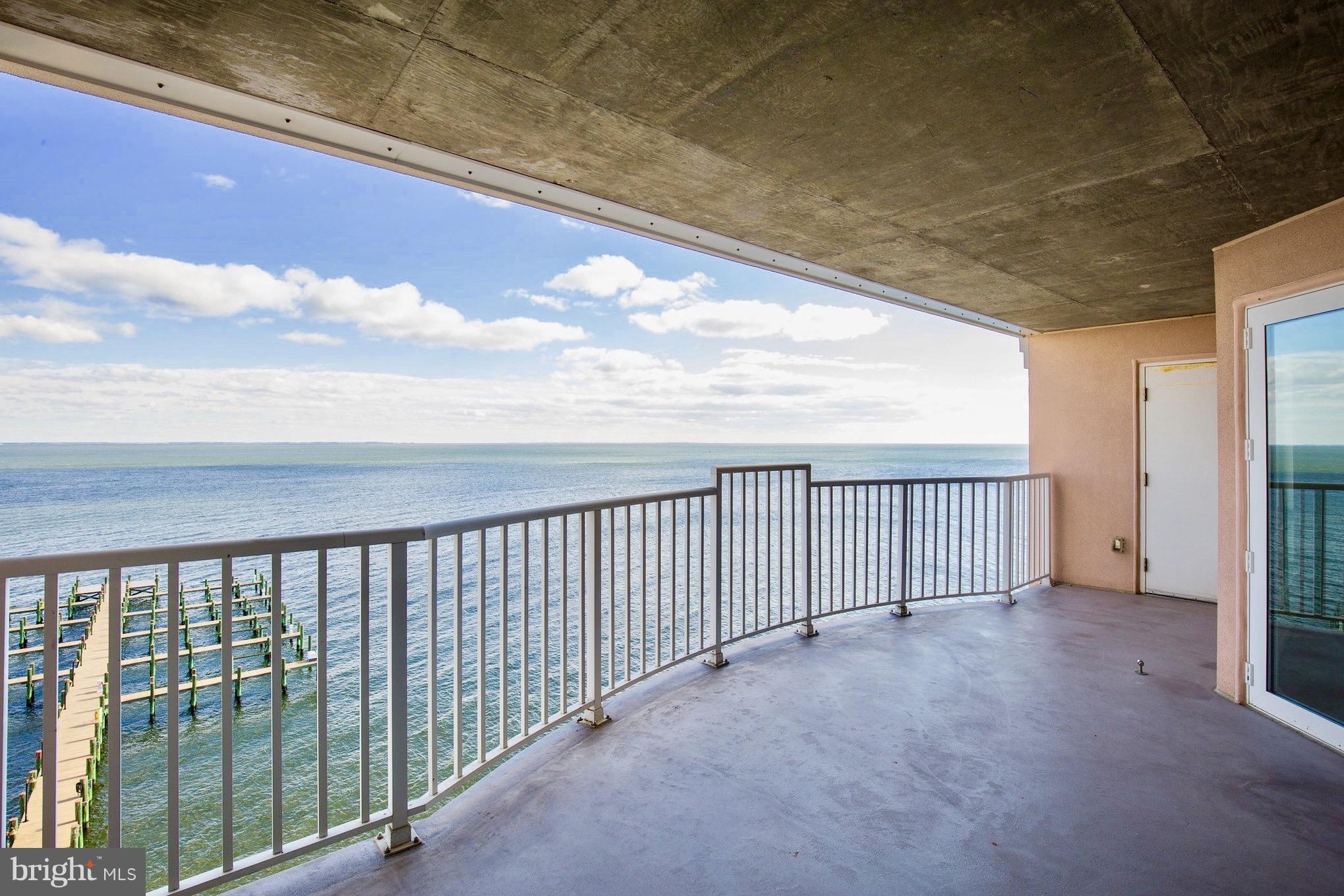 8501 Bayside Road, Unit PH2 Chesapeake Beach, MD 20732 - Photo 13 of 30 Huge Covered Balcony