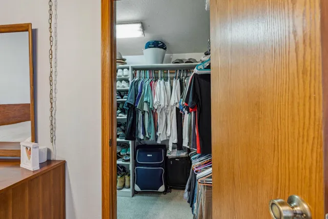 a view of a wardrobe