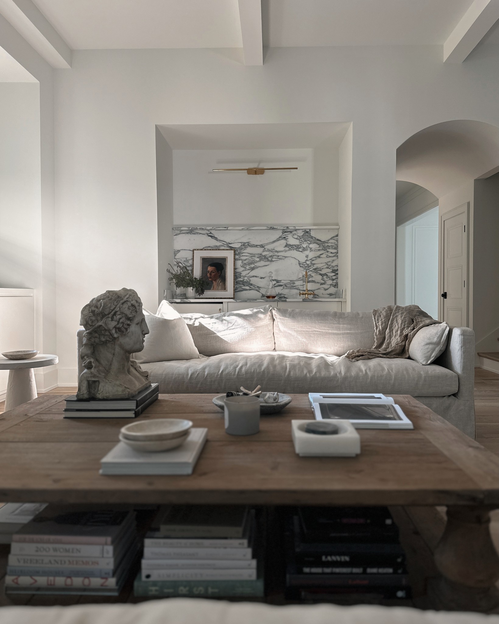 916 Cadillac Avenue Nashville, TN 37204 - Photo 9 of 19 a living room with furniture and a fireplace