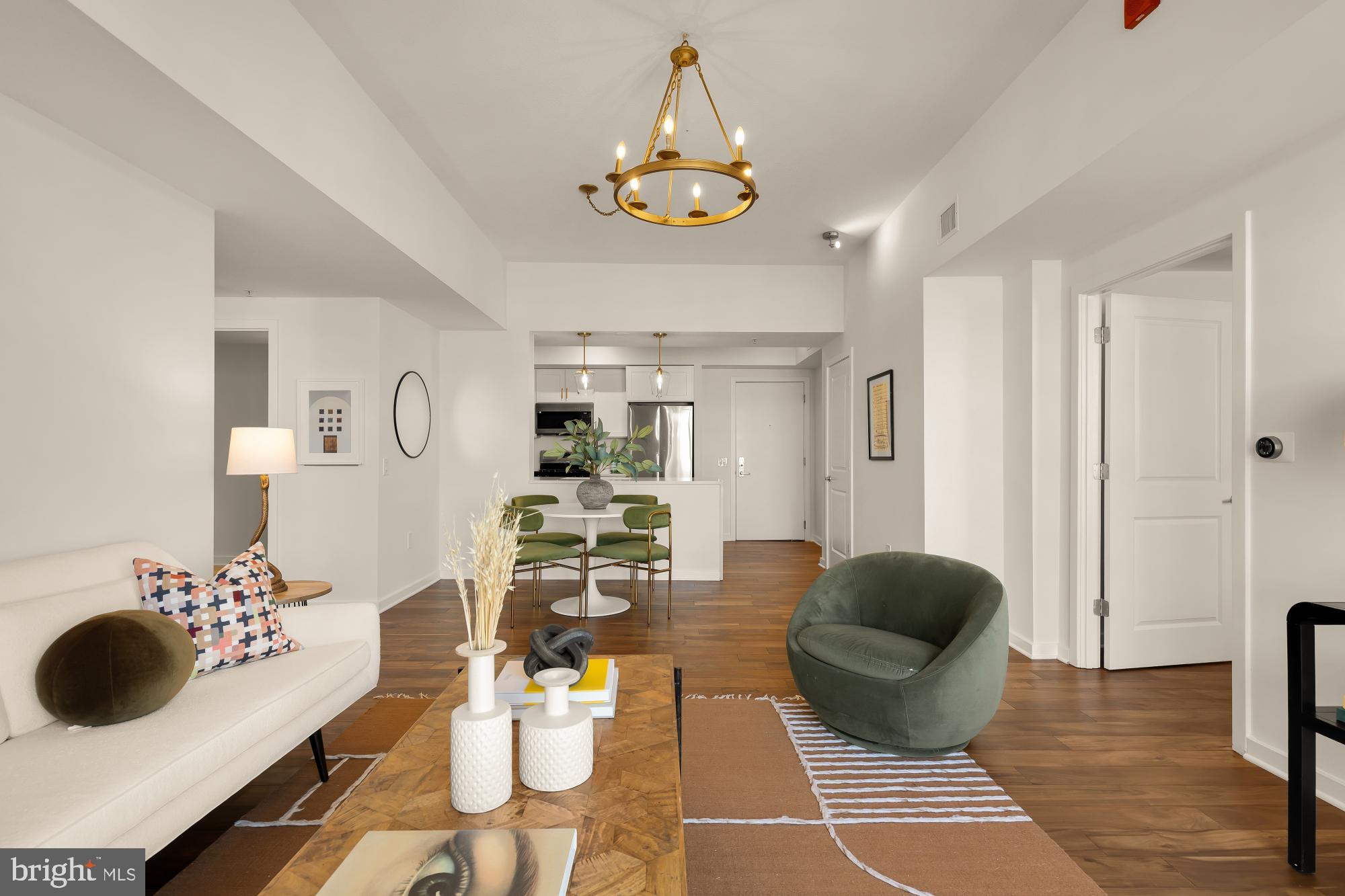 475 K Street Northwest, Unit 1126 Washington, DC 20001 - Photo 18 of 51 a living room with furniture and a table