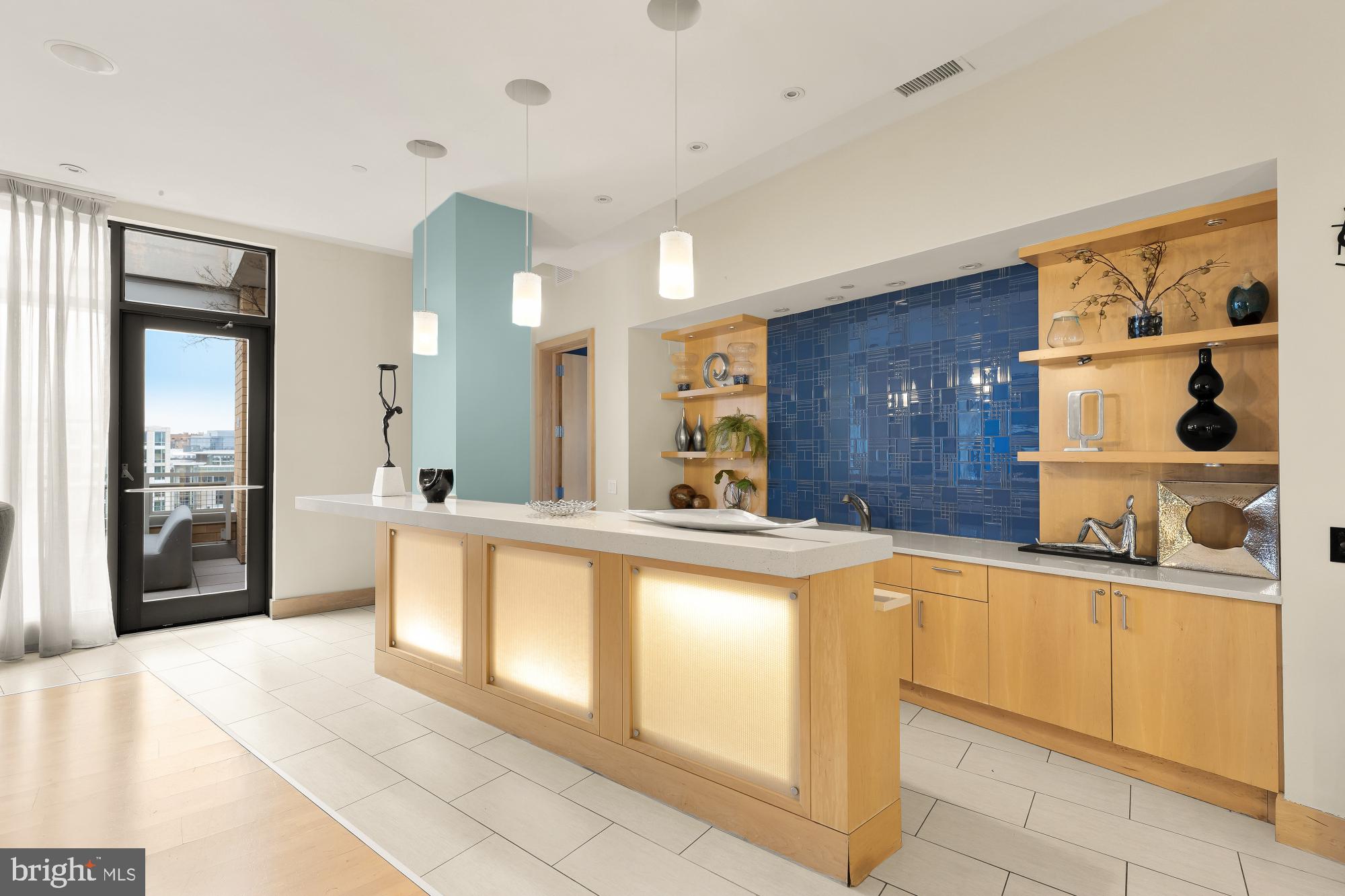 475 K Street Northwest, Unit 1126 Washington, DC 20001 - Photo 33 of 51 a large white kitchen with a large window