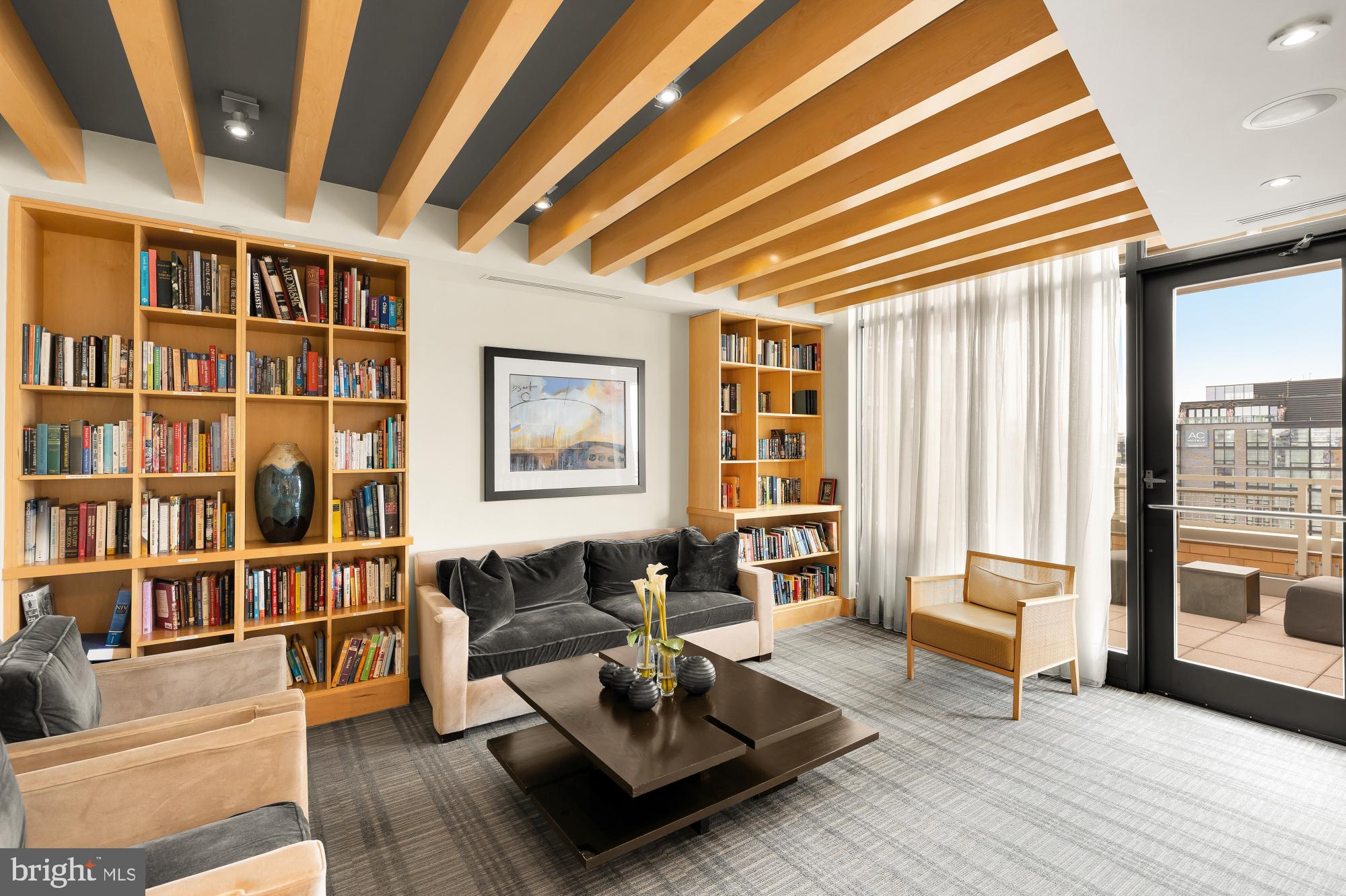 475 K Street Northwest, Unit 1126 Washington, DC 20001 - Photo 35 of 51 a living room with furniture and a potted plant