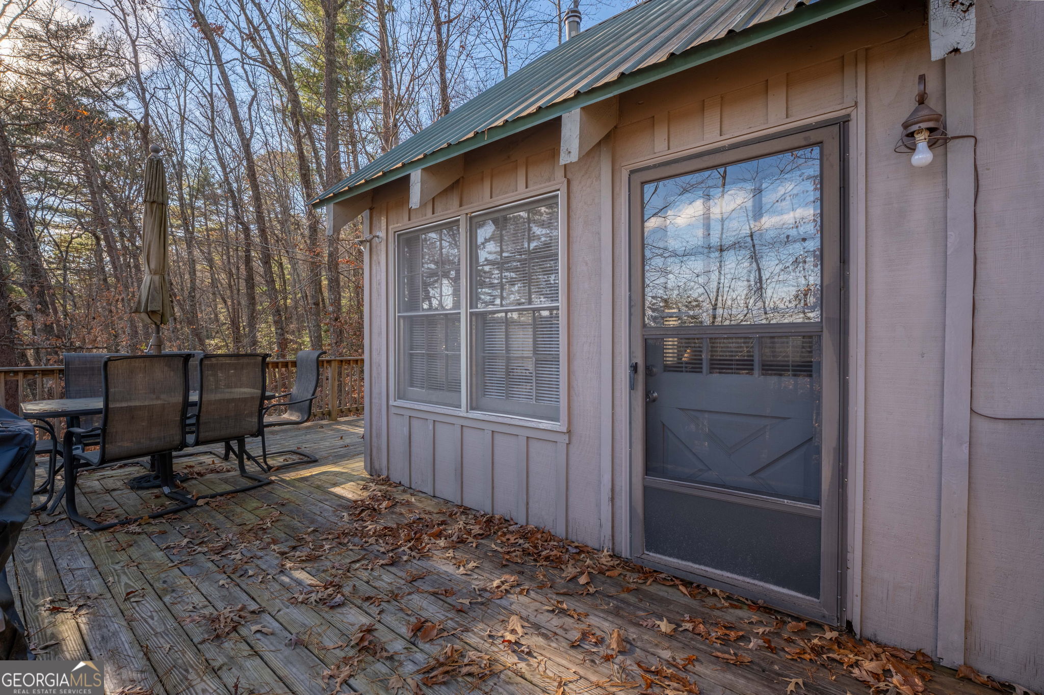 220 McConnell Court Helen, GA 30545 - Photo 27 of 37 a view of backyard with cabin