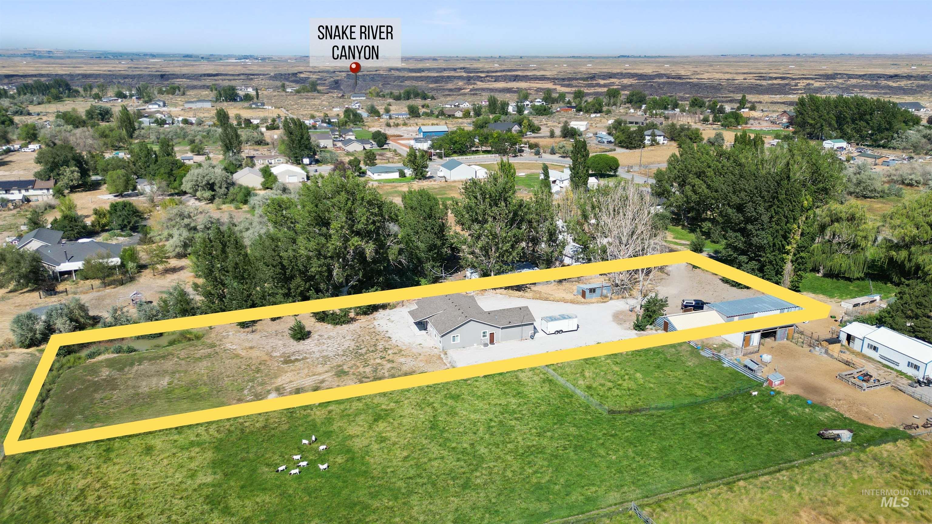 212 Fafnir Drive Kimberly, ID 83341 - Photo 31 of 36 Aerial overview of property's location featuring property parcel outlined