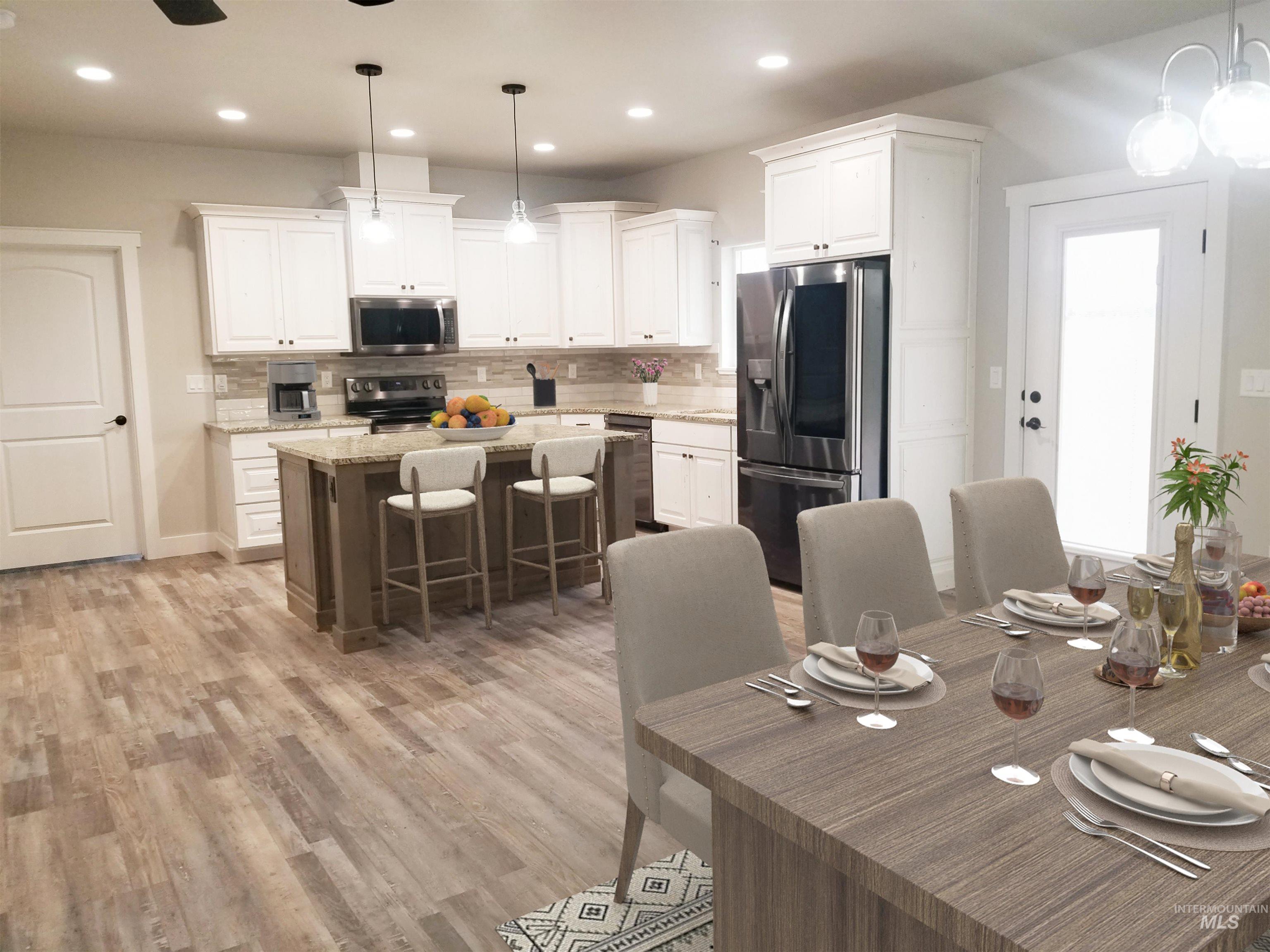212 Fafnir Drive Kimberly, ID 83341 - Photo 6 of 36 Dining room with recessed lighting and light wood-style flooring