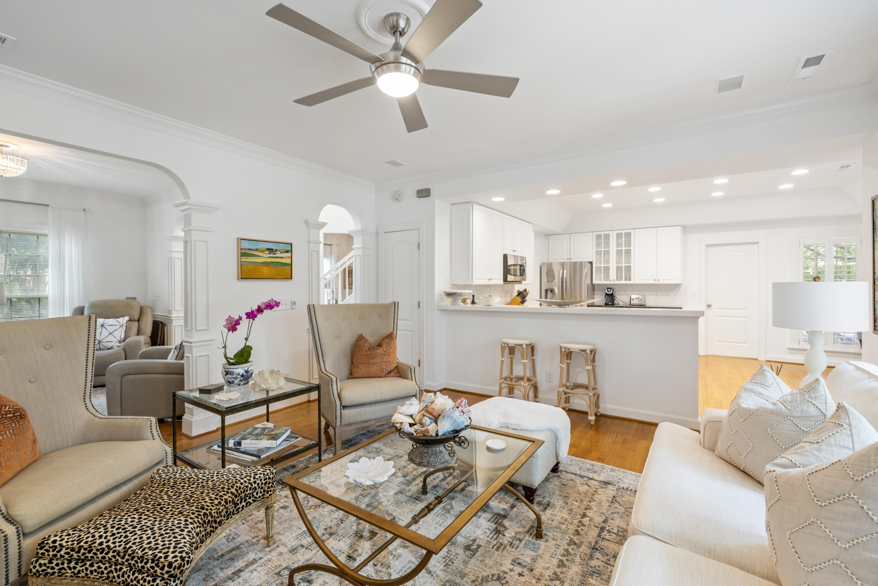 1351 Old Brickyard Road Mount Pleasant, SC 29466 - Photo 9 of 35 Living area and counter top bar kitchen