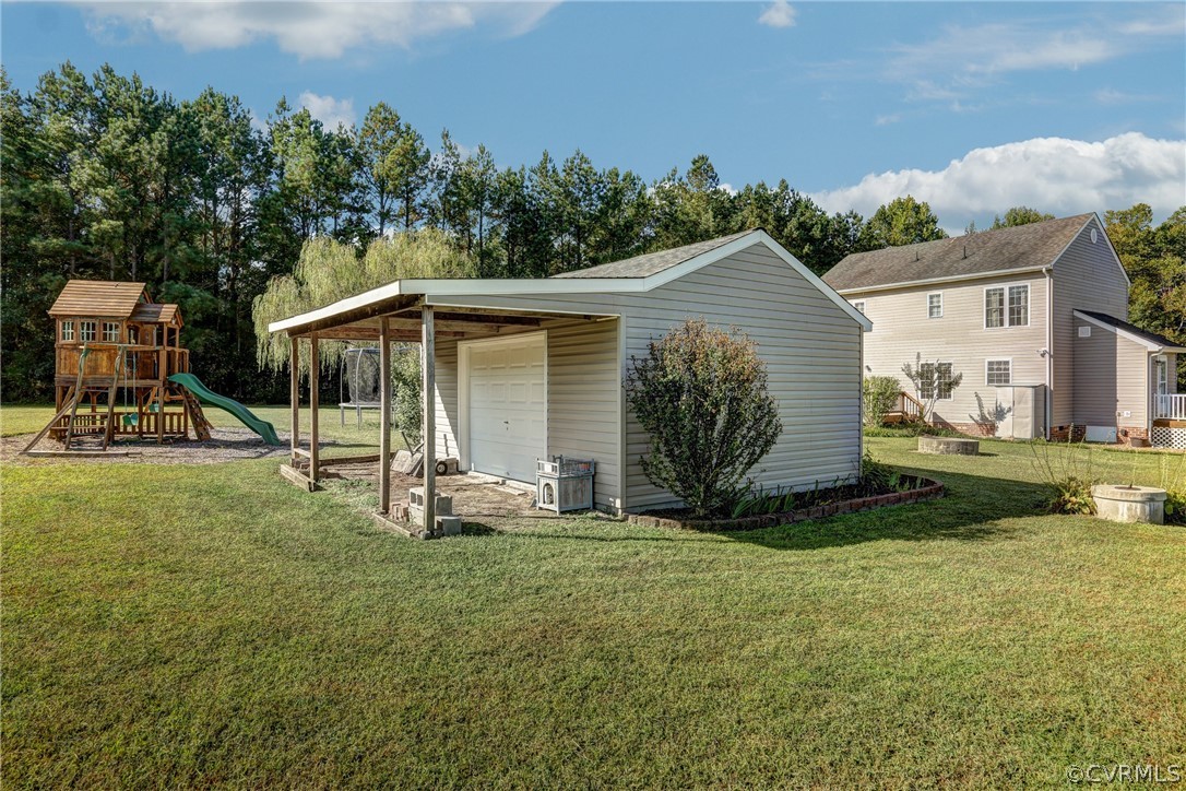 16601 Jolly Road Disputanta, VA 23842 - Photo 11 of 41 a view of a house with backyard