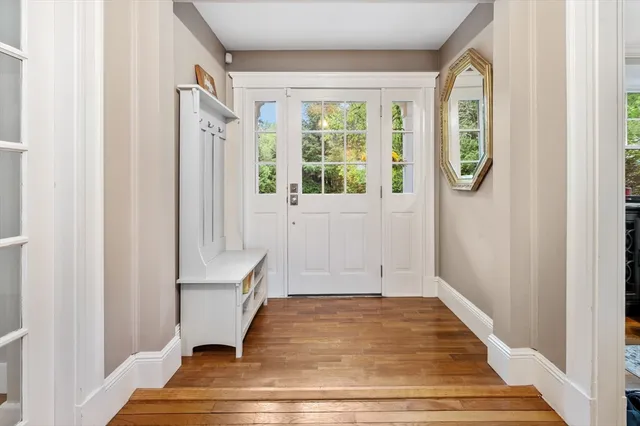 a view of an entryway door