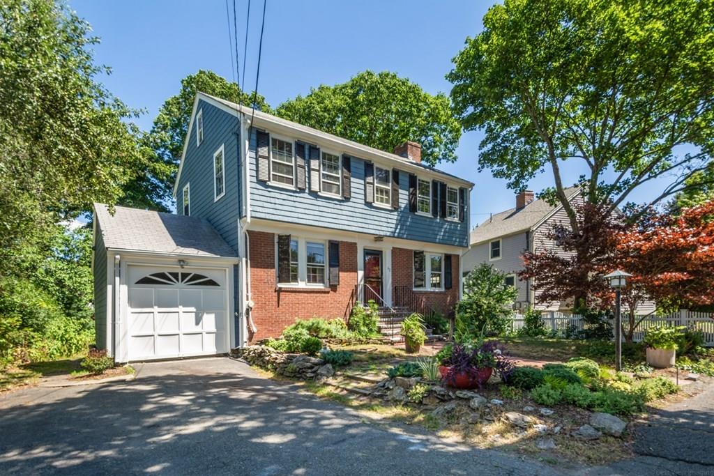 62 Theodore Road Newton, MA 02459 - Photo 2 of 29 front view of a house with a yard