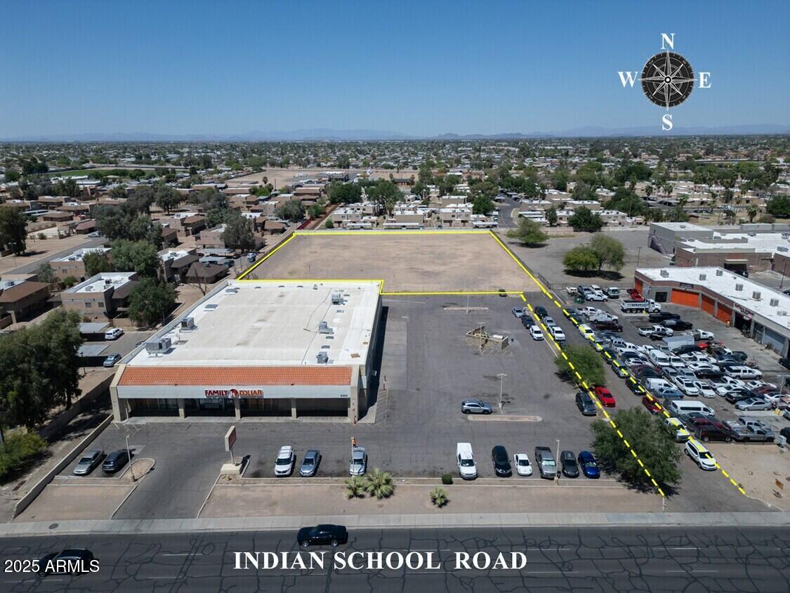 6866 West Indian School Road, Unit 1 Phoenix, AZ 85033 - Photo 3 of 4 an aerial view of a city