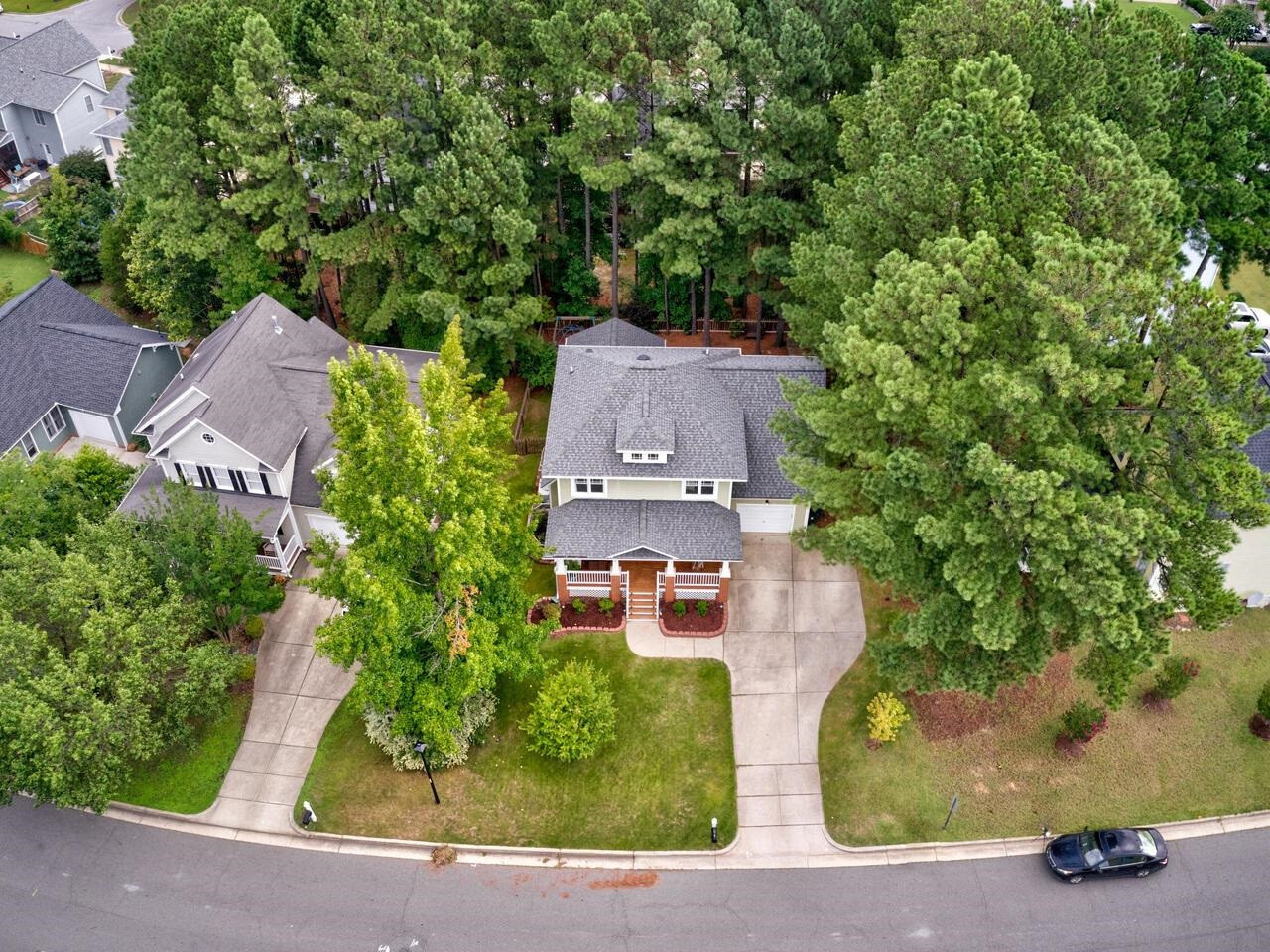 1015 Scotts Ridge Trail Apex, NC 27502 - Photo 43 of 51 Beautiful neighborhood with tree lined streets. Aerial View