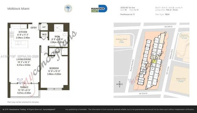 a view of a building and a street