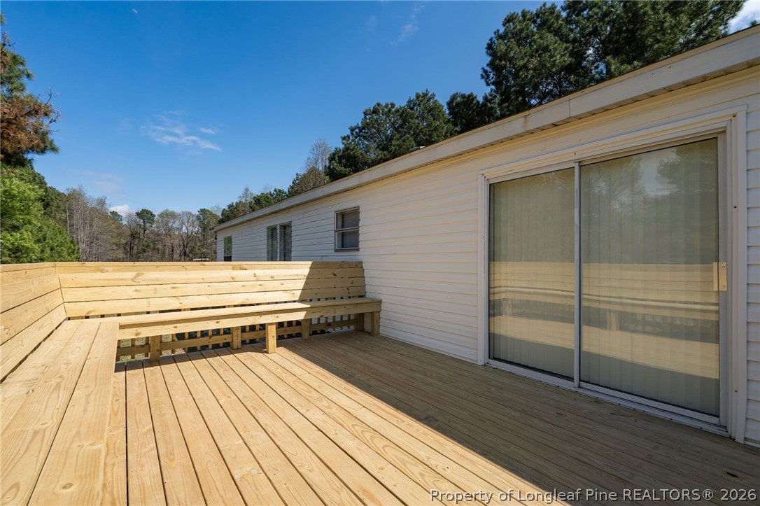 515 Mt Zion Road Red Springs, NC 28377 - Photo 30 of 50 a view of a terrace with outdoor space