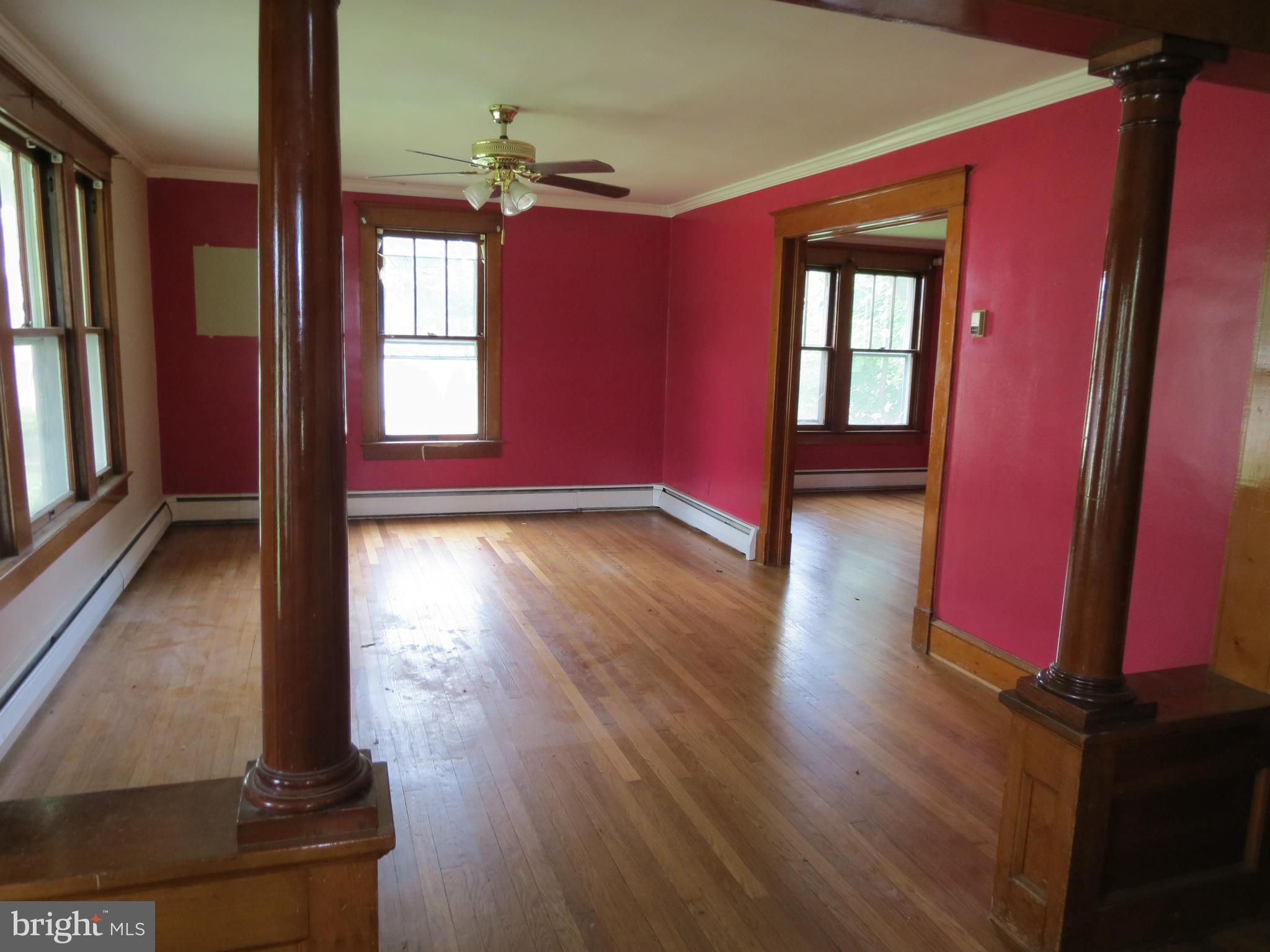 27609 Ridge Road Damascus, MD 20872 - Photo 6 of 29 Original Wood Columns, Hardwood Floors