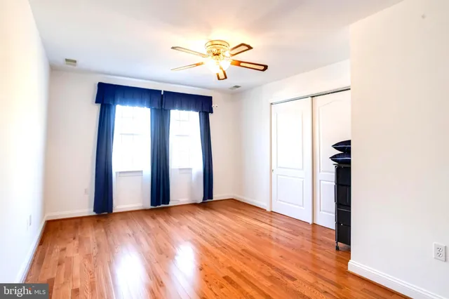 a view of a lake with sitting area