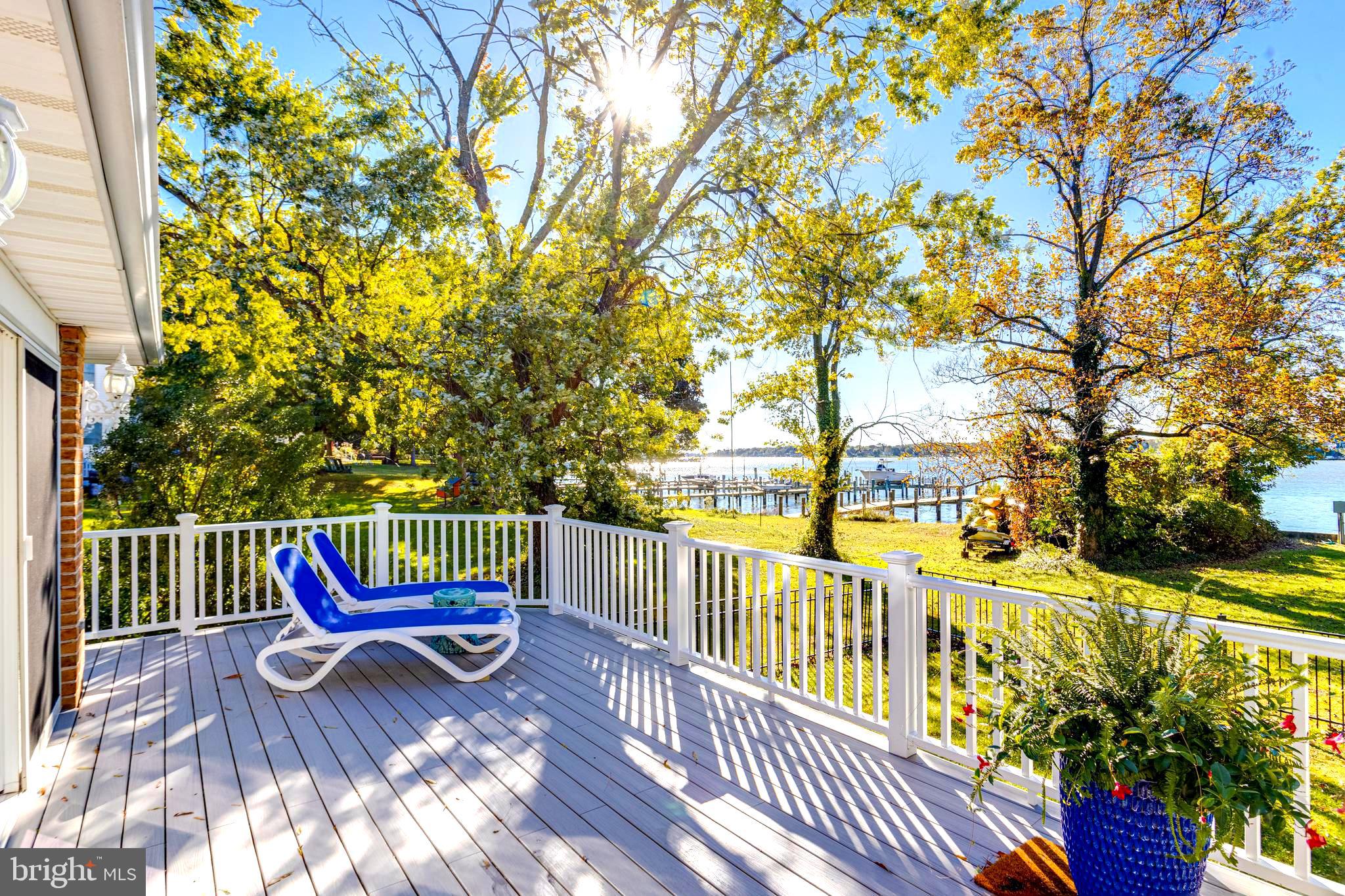 1432 Shore Road Baltimore, MD 21220 - Photo 47 of 63 a view of a balcony with wooden floor