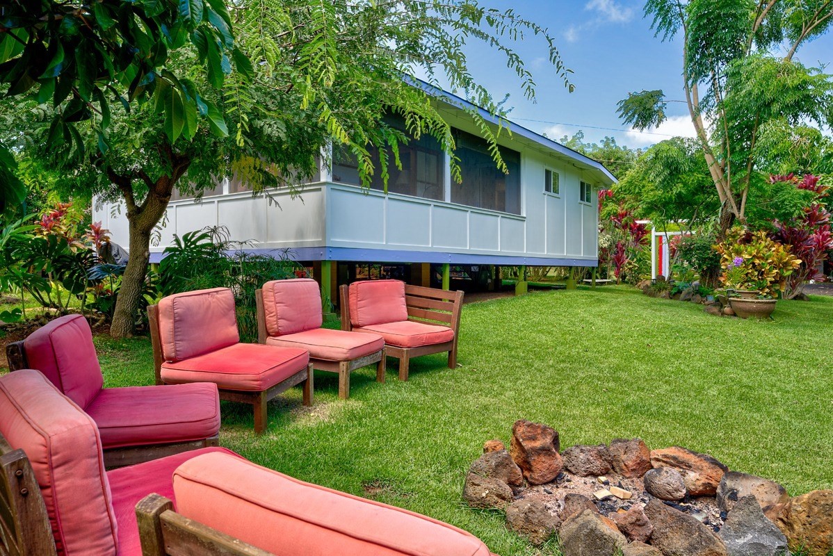 4680 Apopo Road Kapaa, HI 96746 - Photo 2 of 20 a backyard of a house with seating space