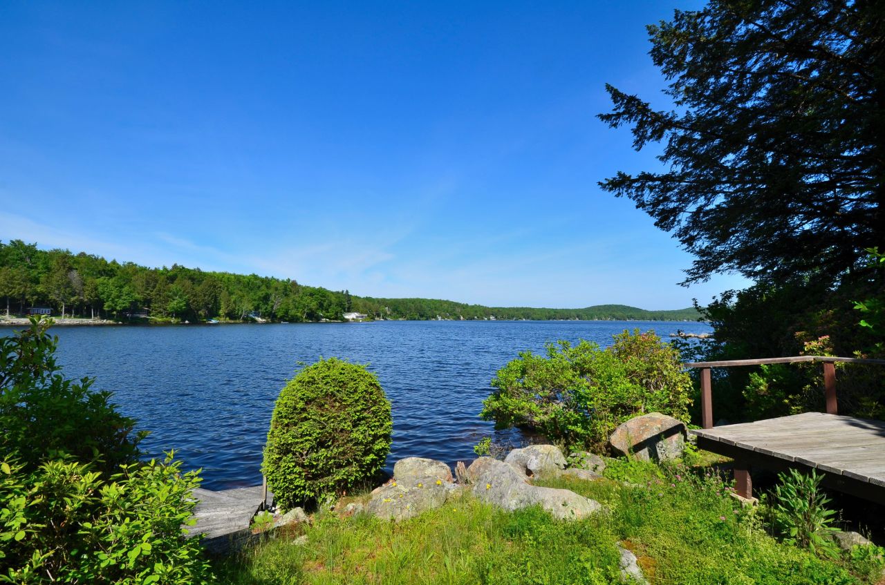 88 East Shore Road Otis, MA 01029 - Photo 6 of 16 a view of lake from balcony