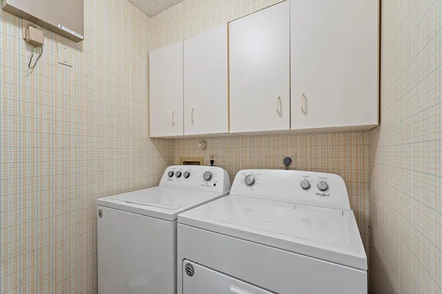 a view of a porch with wooden floor