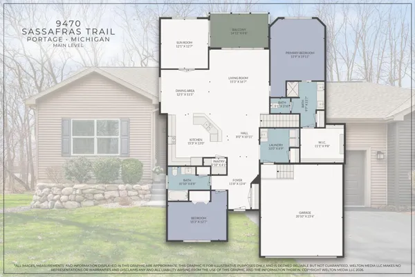 $475,000 | 9470 Sassafras Trail, Portage, MI 49002