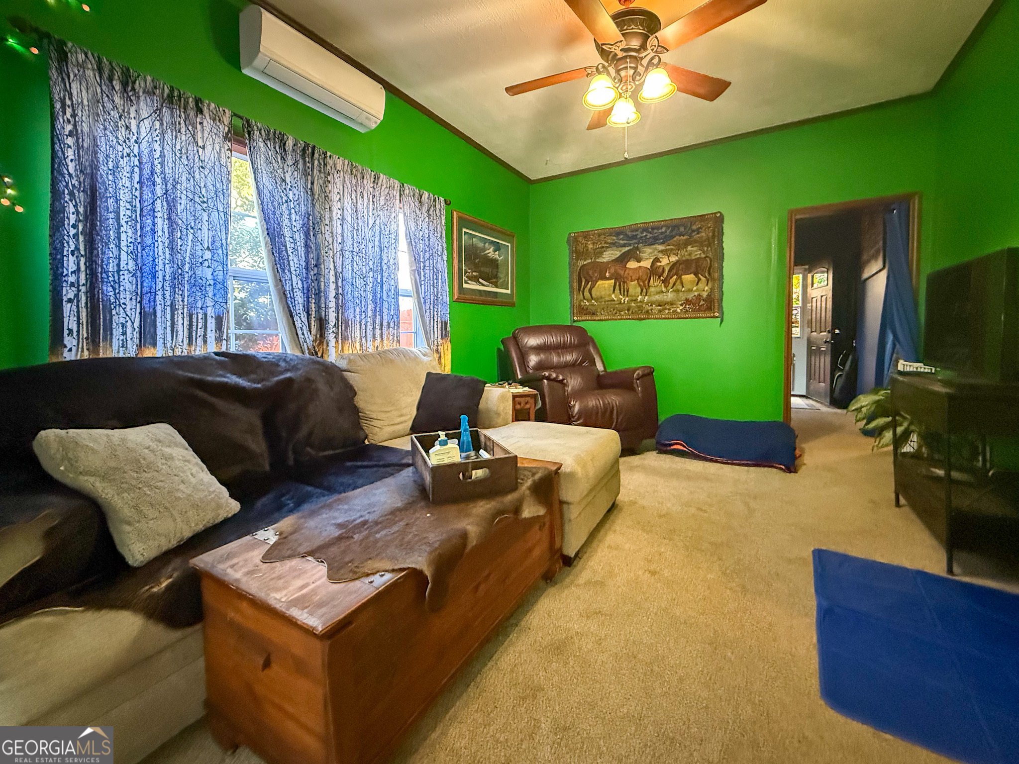 61 Rocky Lane Cleveland, GA 30528 - Photo 7 of 20 a living room with furniture and a large window