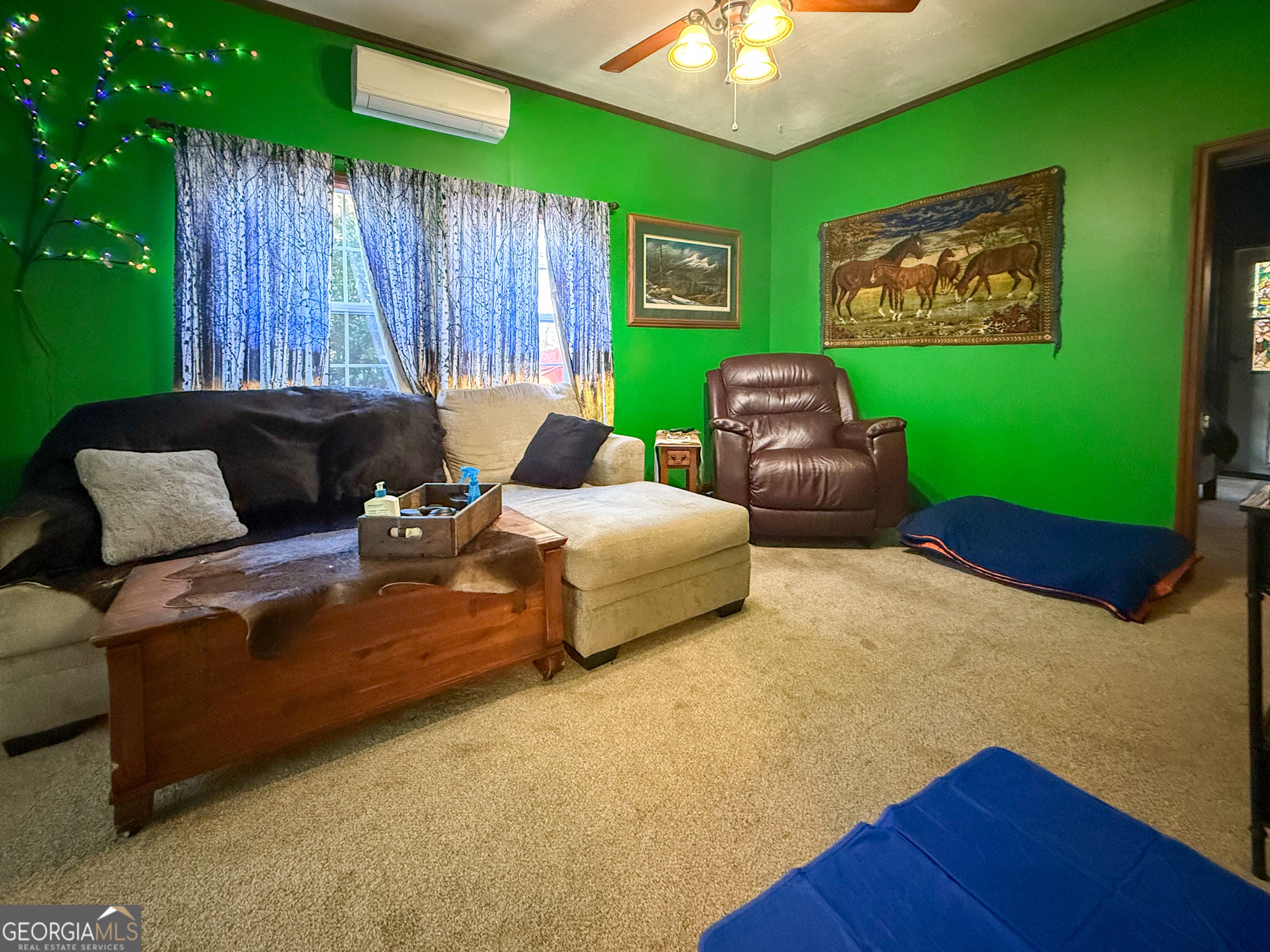61 Rocky Lane Cleveland, GA 30528 - Photo 8 of 20 a living room with furniture and a large window