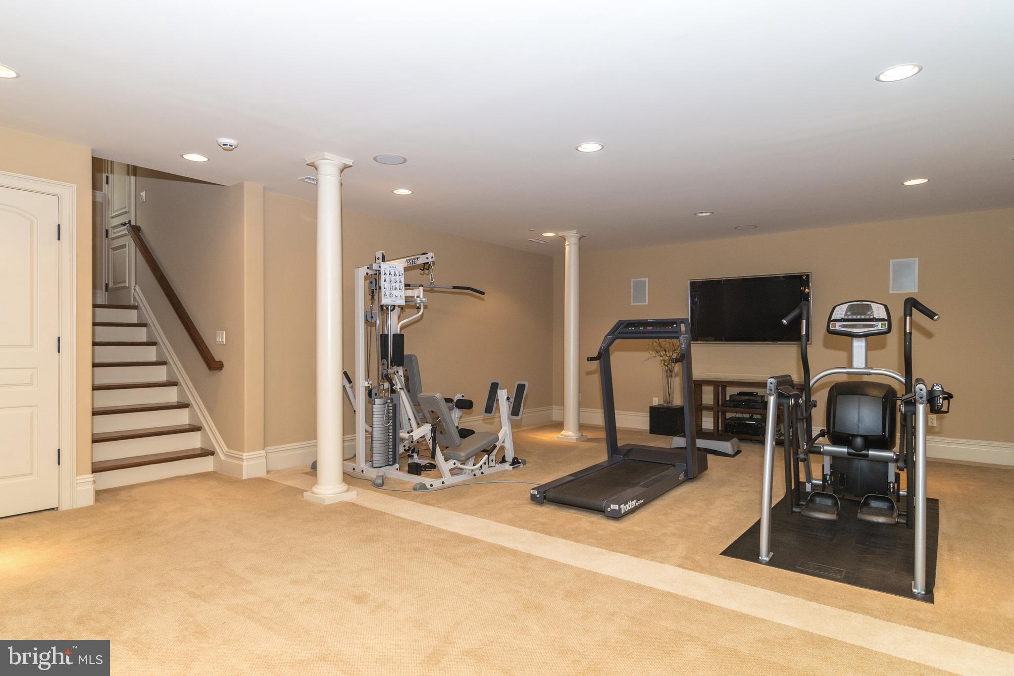 212 Cathcart Road Ambler, PA 19002 - Photo 42 of 46 Lower Level Gym