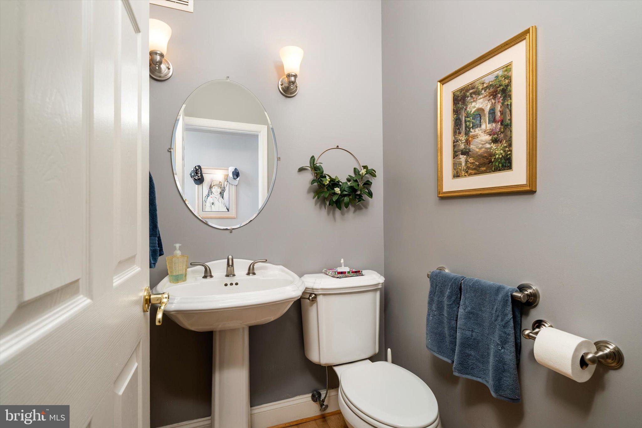 8 Carney Way Hamilton, NJ 08620 - Photo 14 of 66 Charming half-bath with elegant decor.