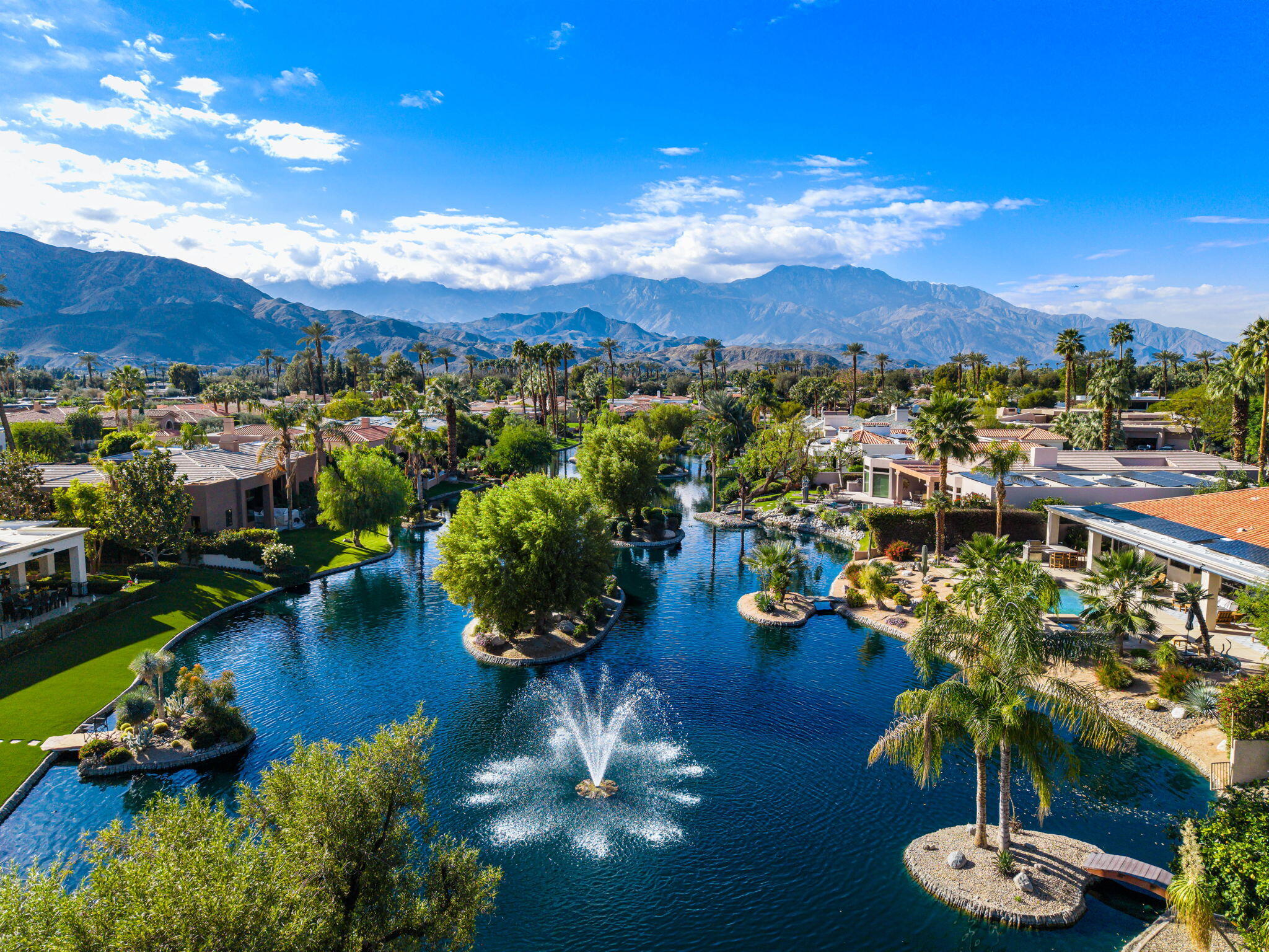 206 Crystal Bay Court Rancho Mirage, CA 92270 - Photo 12 of 62 a view of a city with lots of trees