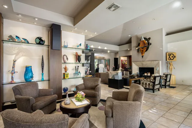 a view of yard with patio and green space