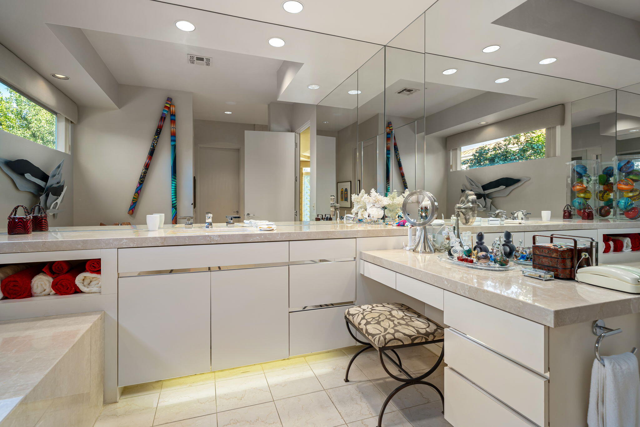 206 Crystal Bay Court Rancho Mirage, CA 92270 - Photo 50 of 62 a kitchen with a sink cabinets and window