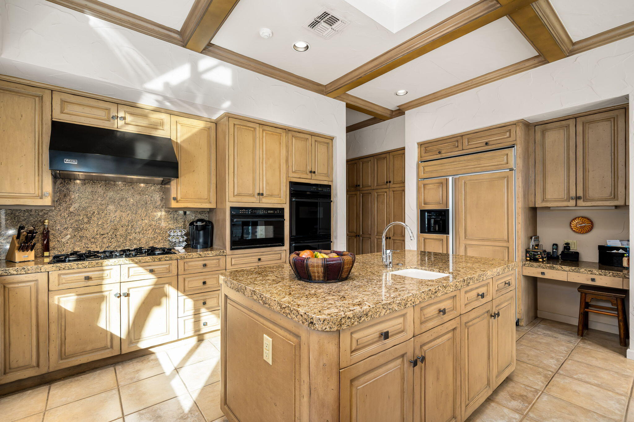 206 Crystal Bay Court Rancho Mirage, CA 92270 - Photo 59 of 62 a kitchen with stainless steel appliances granite countertop a sink and cabinets