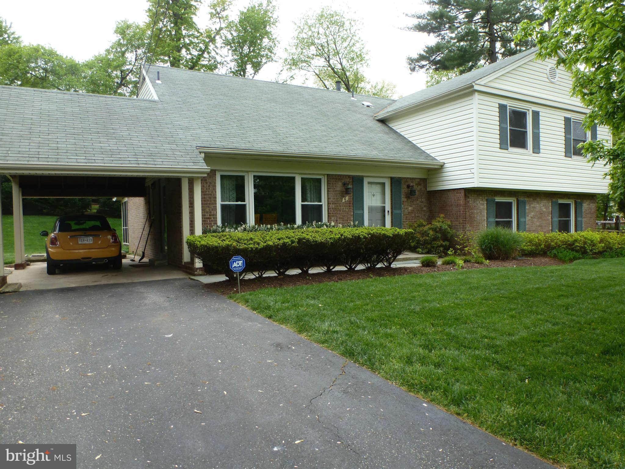 6 Locksley Court Silver Spring, MD 20904 - Photo 2 of 30 2nd view of front, showing driveway & carport