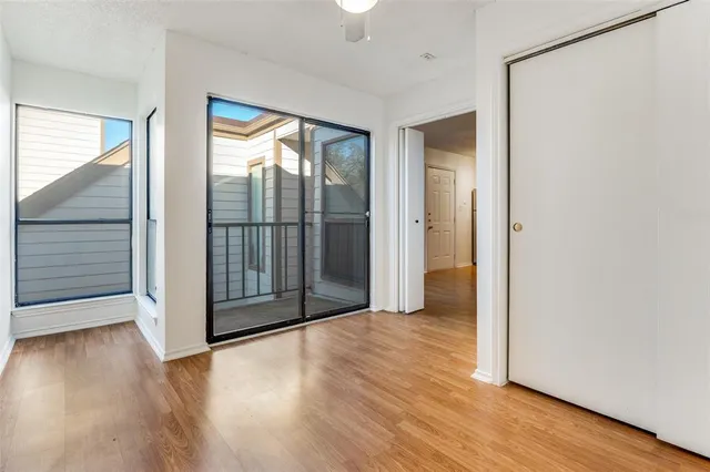 a view of livingroom with hardwood floor and window