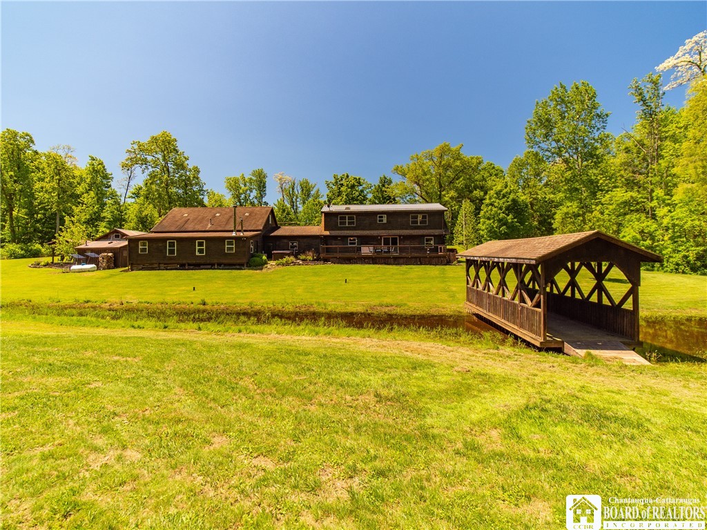 8940 Walker Road Portland, NY 14769 - Photo 26 of 35 Backyard Covered Bridge