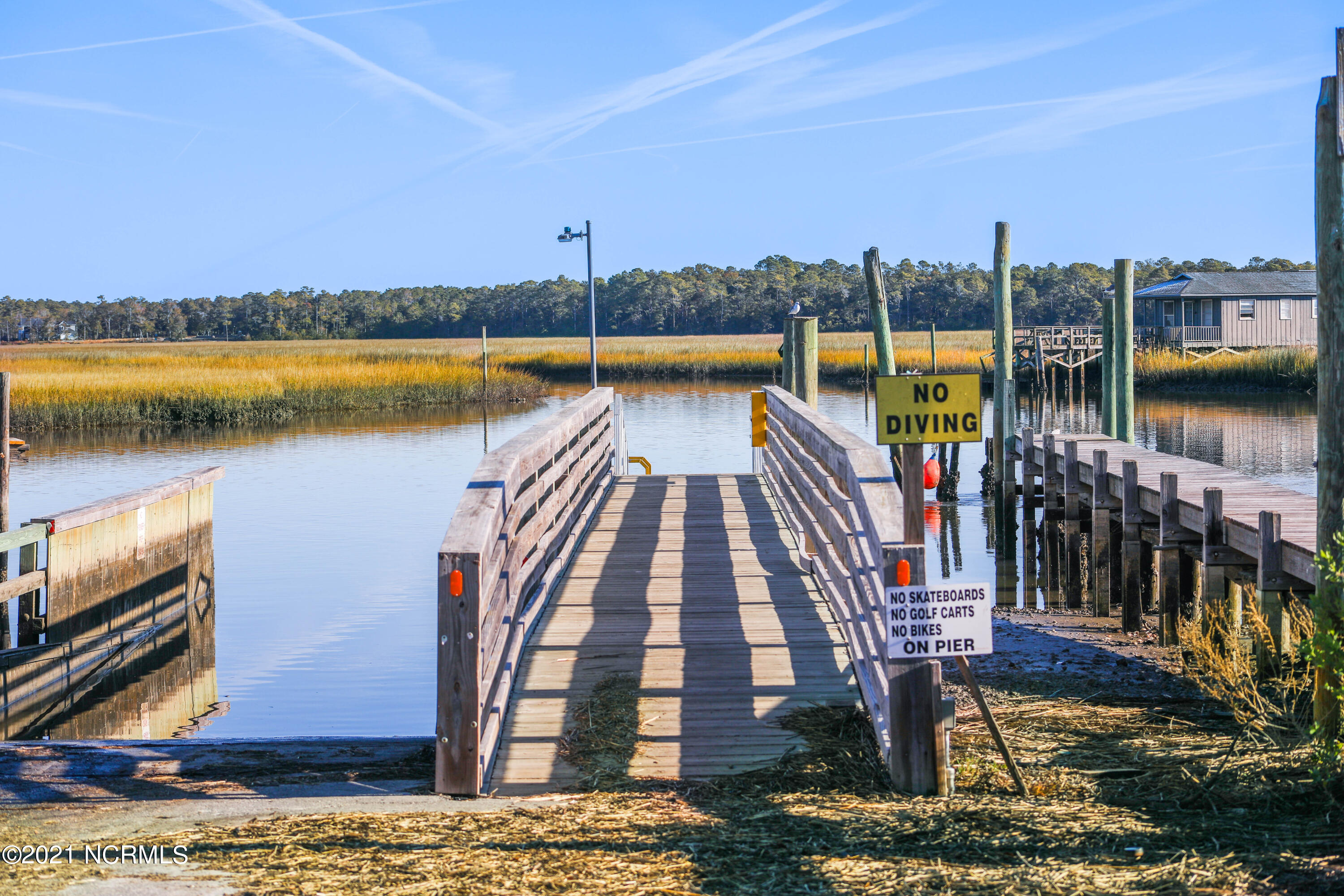441 Varnamtown Road Southwest Supply, NC 28462 - Photo 54 of 58 Boat Ramp with Pier