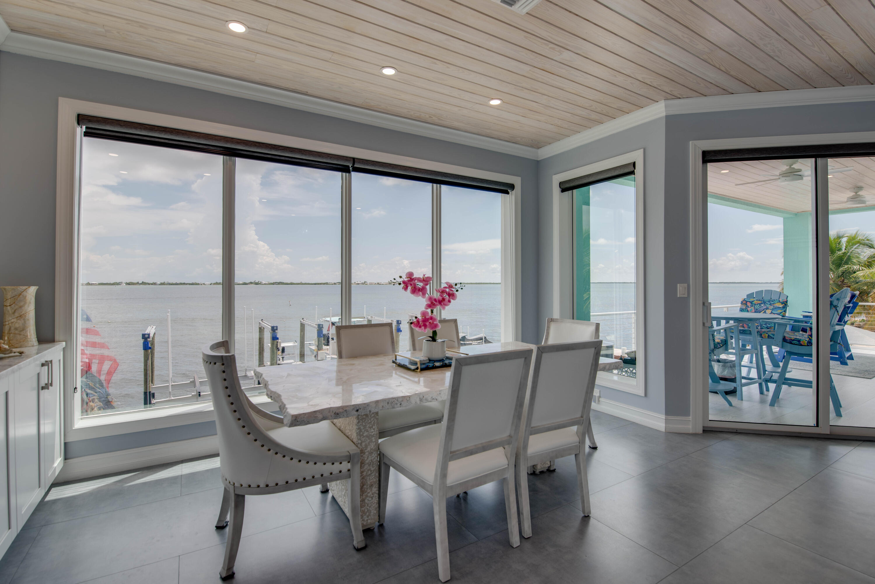747 La Fitte Road Summerland Key, FL 33042 - Photo 76 of 103 a view of a dining room with furniture and window