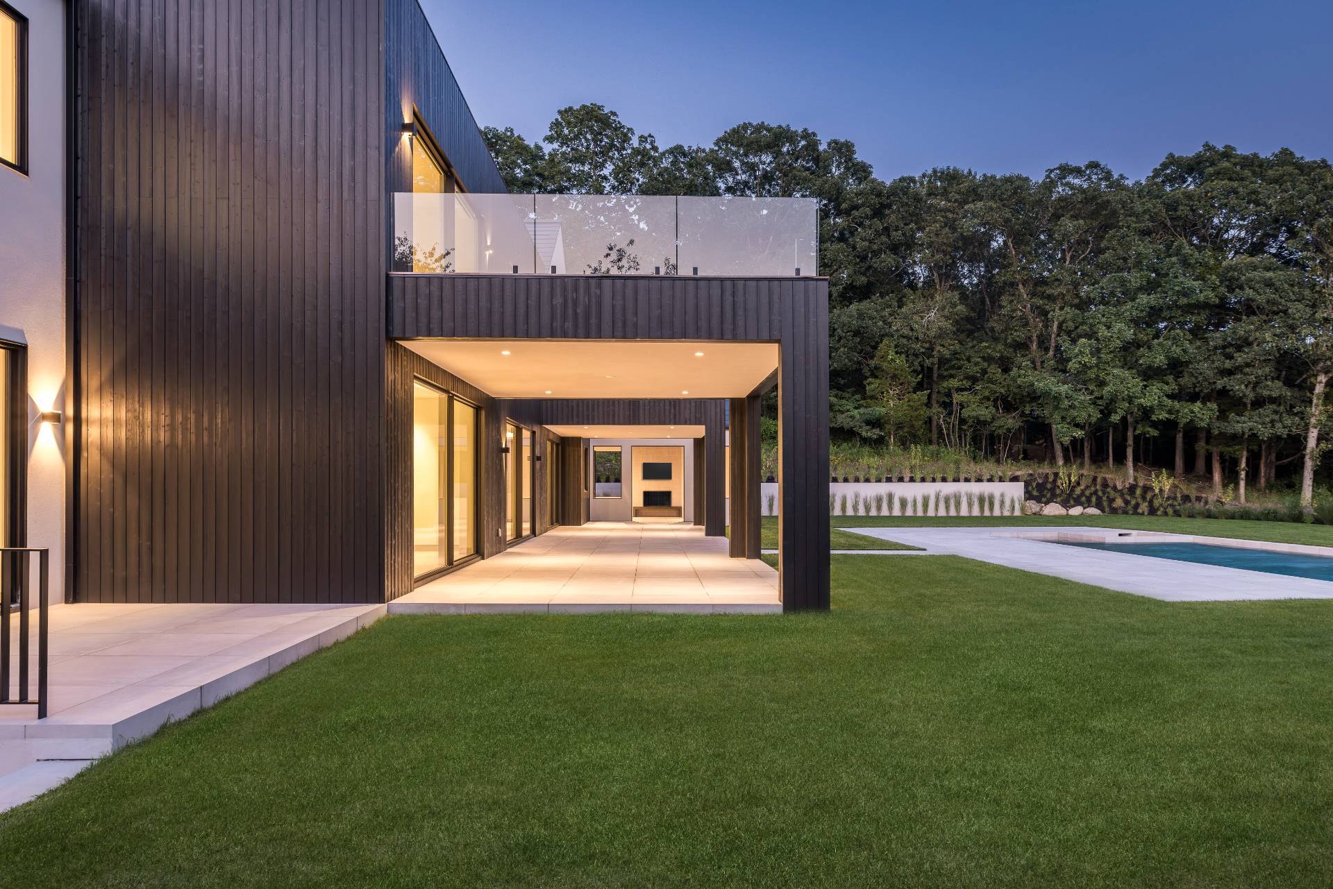 10 Mill Path Bridgehampton, NY 11963 - Photo 40 of 46 a front view of a house with a yard